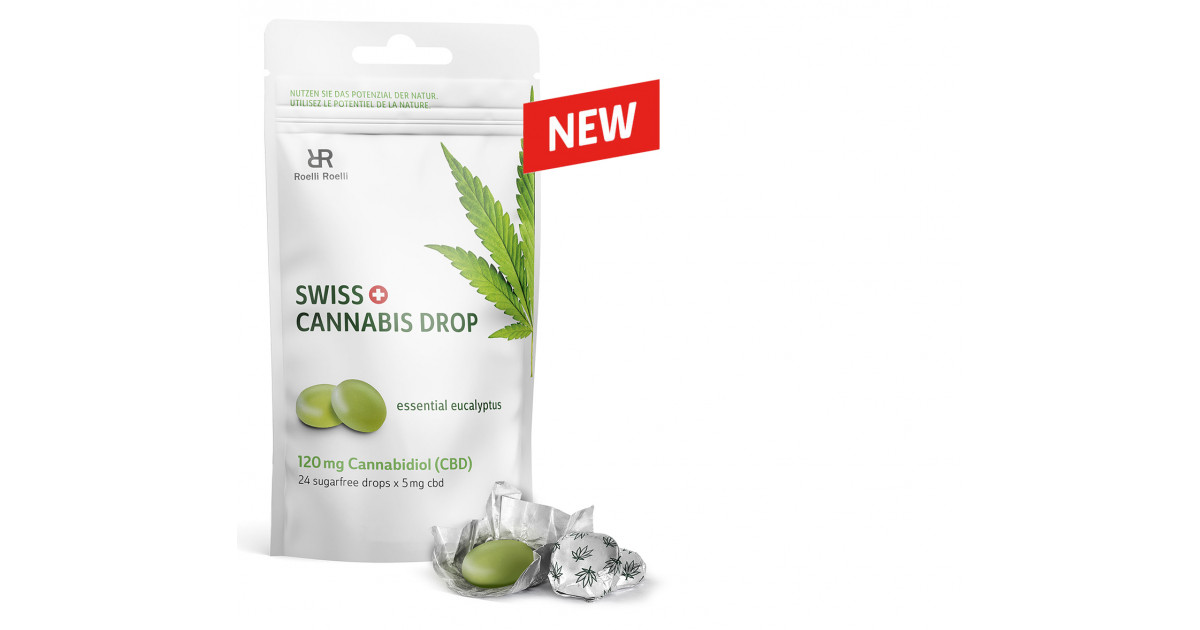 Swiss Cannabis Drop Eucalyptus 120mg CBD (12x24 pcs)