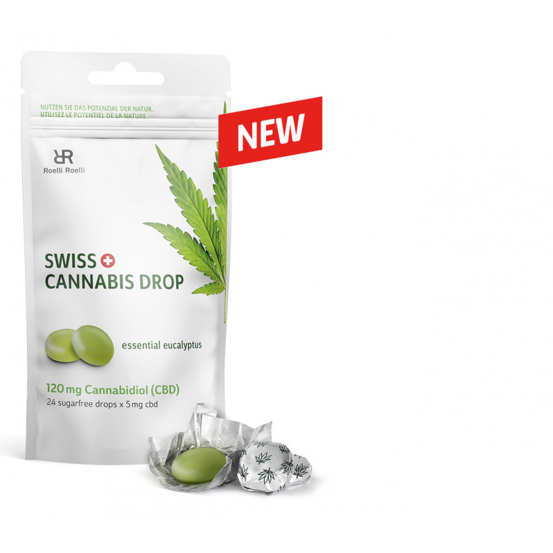 Swiss Cannabis Drop Eucalyptus 120mg CBD (12x24 Stk) 