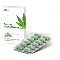 Swiss Cannabis Gum 120 mg CBD Mint Box (24 pezzi)