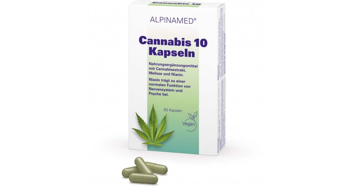 Alpinamed Cannabis 10 Kapseln (60 Stk)