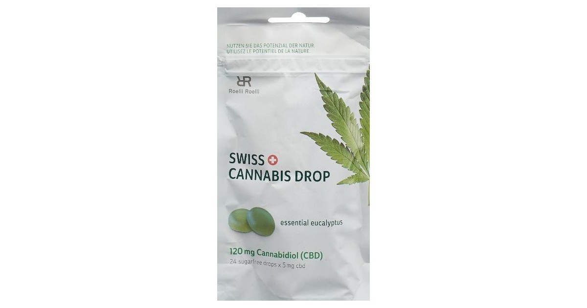 Swiss Cannabis Goccia Eucalipto 120mg CBD (24 pezzi)