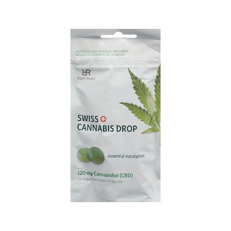 Swiss Cannabis Drop Eucalyptus 120mg CBD (24 pcs)
