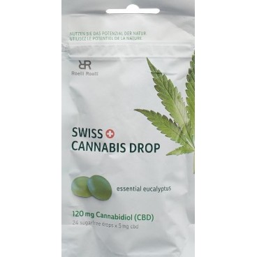Swiss Cannabis Drop Eucalyptus 120mg CBD (24 pcs)
