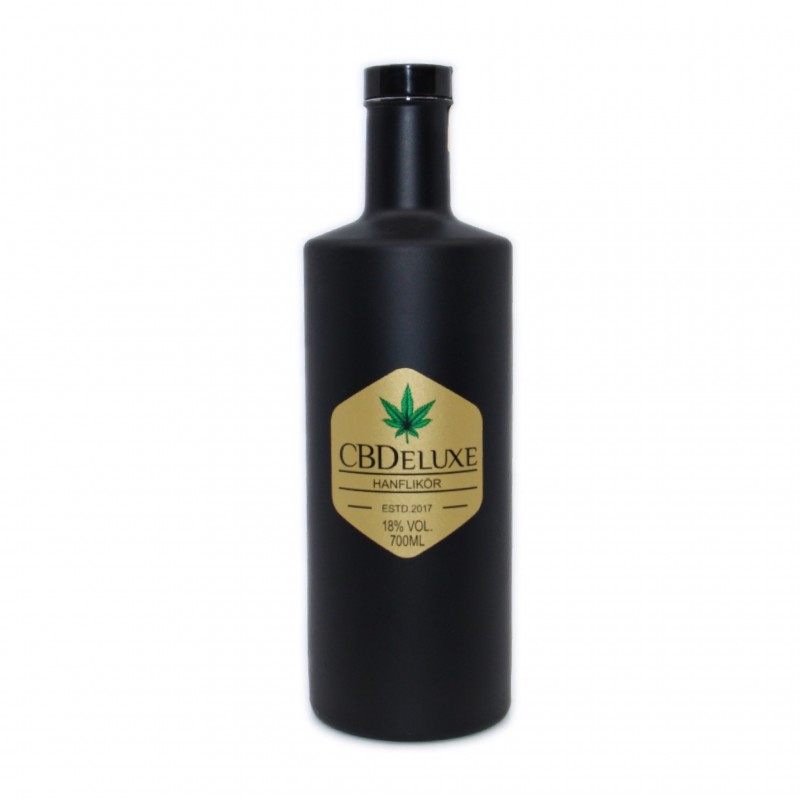 CBDeluxe Hemp Liqueur Black Bottle (700ml)