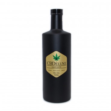 CBDeluxe Liqueur de chanvre bouteille noire (700ml) 