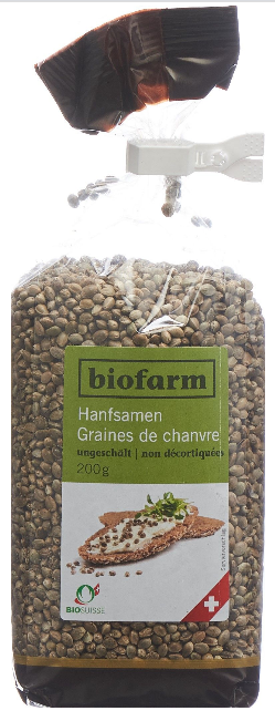 Image of Biofarm Hanfsamen ungeschält Knospe (200g) bei CBD-Balance.ch