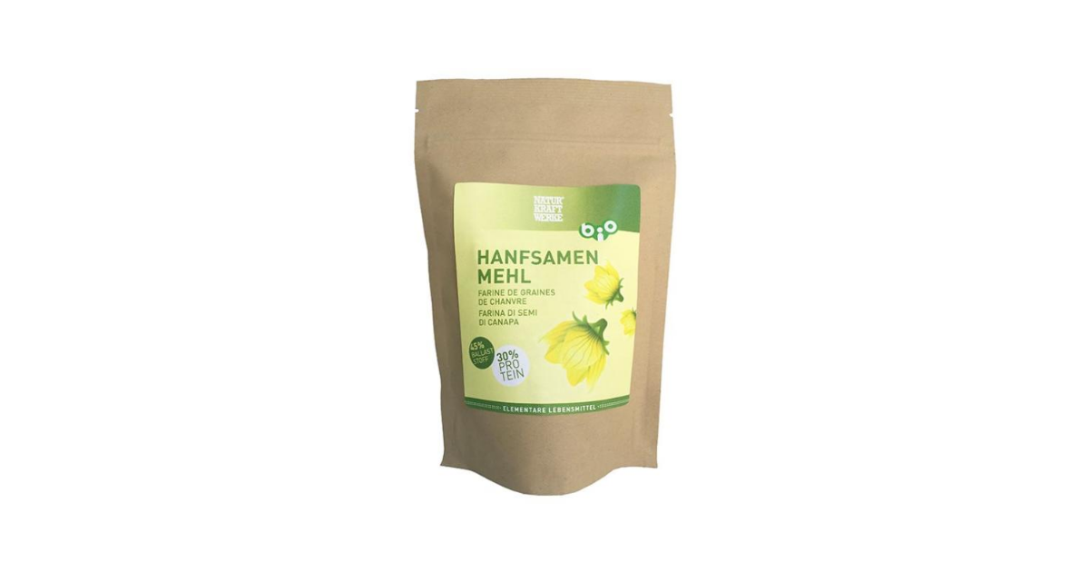 Natural power plants organic hemp seed flour (300 g)