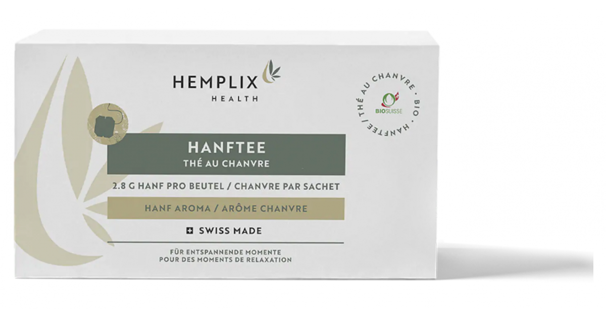 Hemplix Tè di canapa biologico (15 bustine)