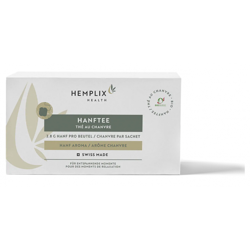 Hemplix Tè di canapa biologico (15 bustine)