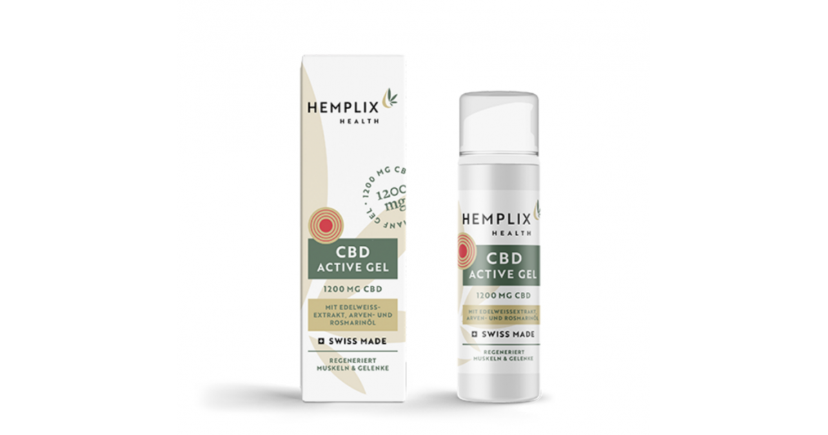 Hemplix CBD Gel con estratto di canapa e stella alpina, olio di pino cembro e rosmarino (50ml)