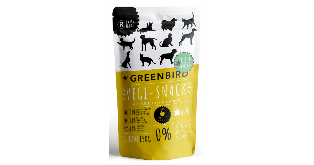Greenbird CBD Animal Snack Vegi (150g) 