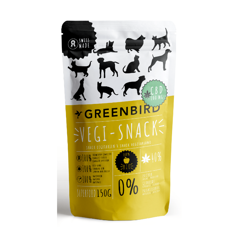 Greenbird CBD Animal Snack Vegi (150g)