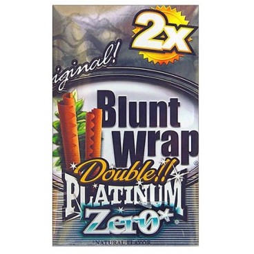 Blunt Wrap Platinum Zero Double (25 pcs)