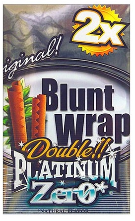 Image of Blunt Wrap Platinum Zero Double (25 Stk) bei CBD-Balance.ch