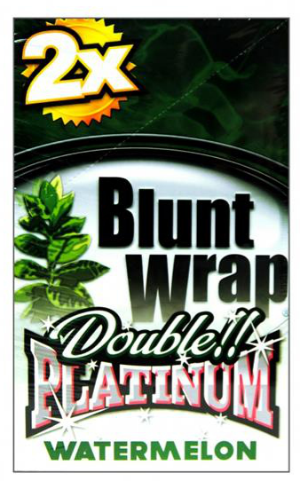 Image of Blunt Wrap Platinum Watermelon Double (25 Stk) bei CBD-Balance.ch