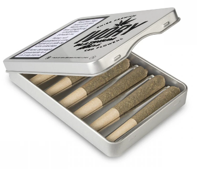 Image of Ivory Platinum Mini Pre-Rolled Joints (7 Stk) bei CBD-Balance.ch