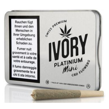 Ivory Platinum Mini Pre-Rolled Joints (7 pcs)