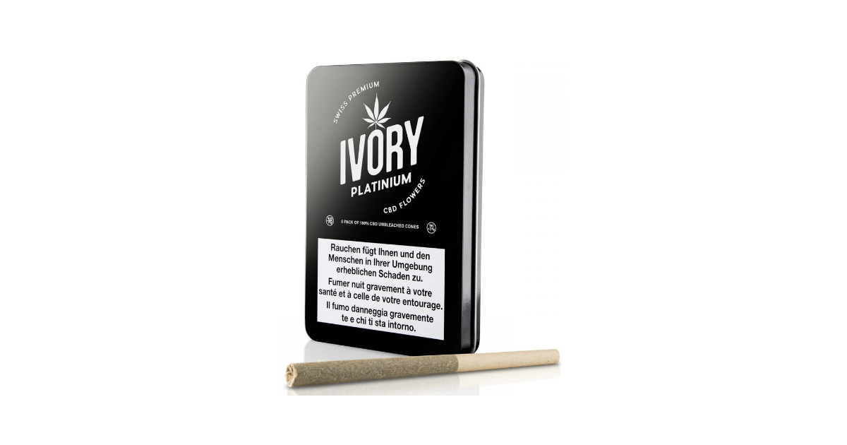 Ivory Platinum Pre-Rolled Joints (5 Stk)