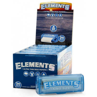 Elements King Size Rolls mit Case (10 Stk)