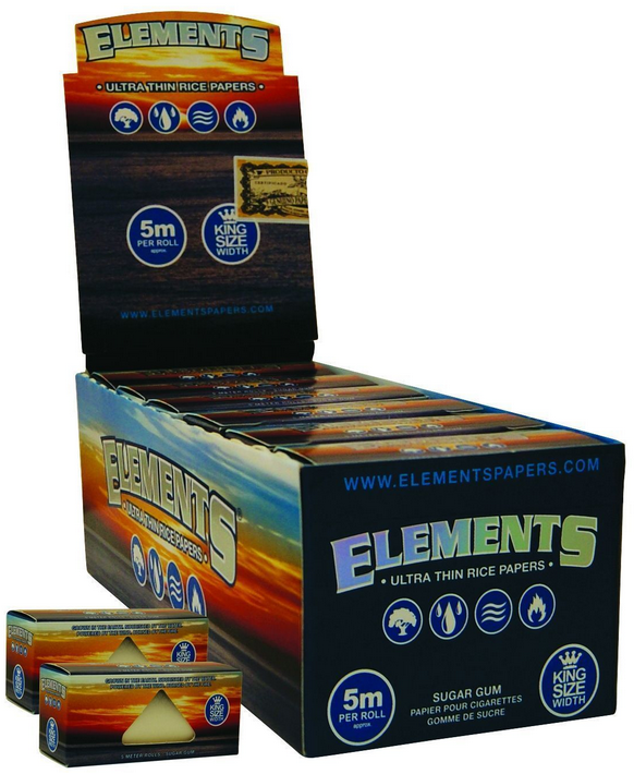 Image of Elements Blue King Size Rolls (12 Stk) bei CBD-Balance.ch