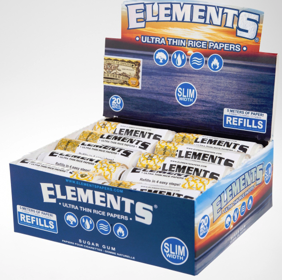 Image of Elements Slim Rolls Refills (20 Stk) bei CBD-Balance.ch