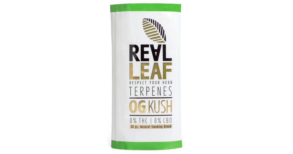 Real Leaf Tobacco substitute OG Kush with terpenes (20g)