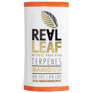 Real Leaf Tabakersatz Mango Kush mit Terpenen (20g)