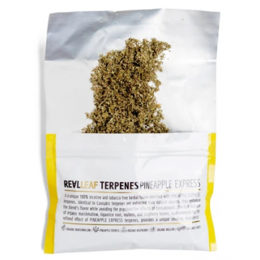 Real Leaf Sostituto del tabacco Pineapple Express con terpeni (20g)