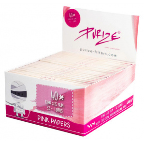 Purize Pink KingSize Slim Papers (40 Stk)