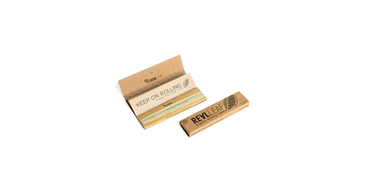 Real Leaf Organic King Size Papers + Tips (1 pc)