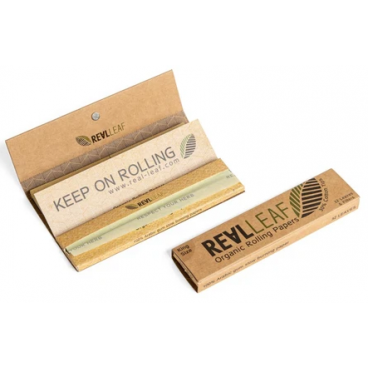 Real Leaf Organic King Size Papers + Tips (22 pcs)
