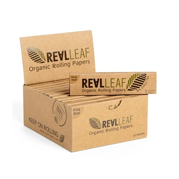 Real Leaf Organic King Size Papers + Tips (22 Stk)