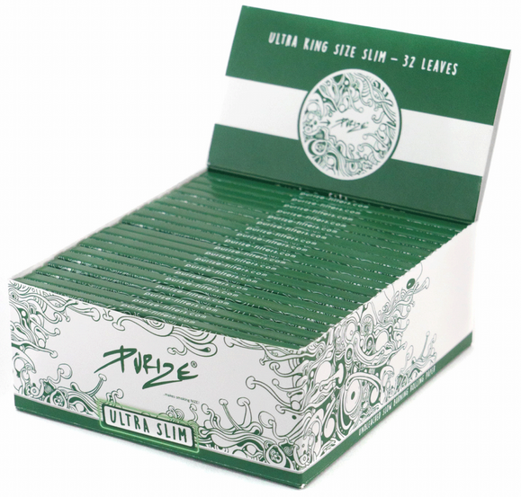 Image of Purize King Size Ultra Slim Papers (40 Stk) bei CBD-Balance.ch
