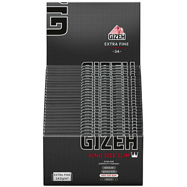 Gizeh Black King Size Slim Papers (50 Stk)