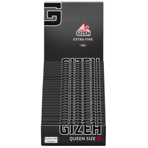 GIZEH Black Queen Size Papers (25 pcs)