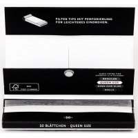 GIZEH Black Queen Size Papers + Tips (26 pcs)