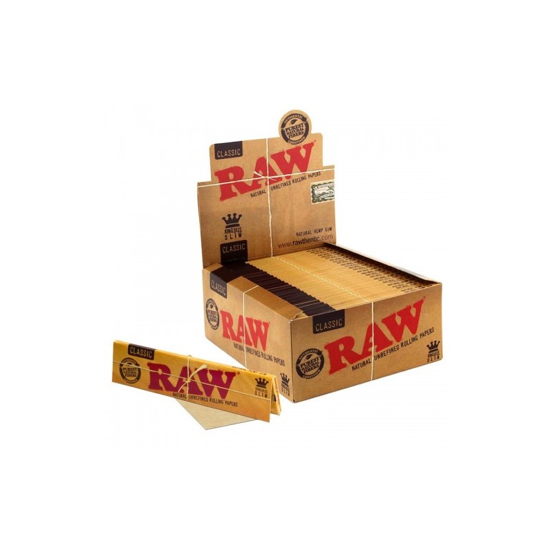 RAW Classic Kingsize Slim Papers (50 pcs)