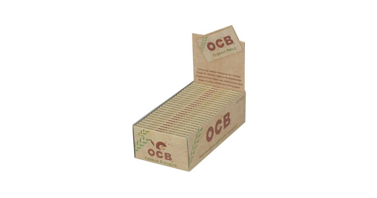 OCB Carte doppie di canapa biologica (25 pezzi)