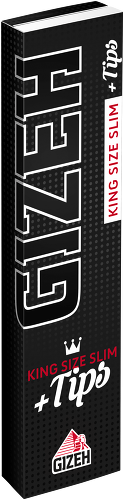 Image of Gizeh Black King Size Slim Papers + Tips (1 Stk) bei CBD-Balance.ch
