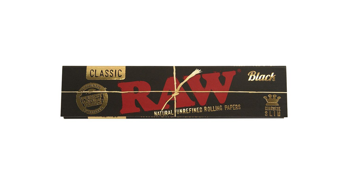 RAW Black Kingsize Slim Papers (1 pc)