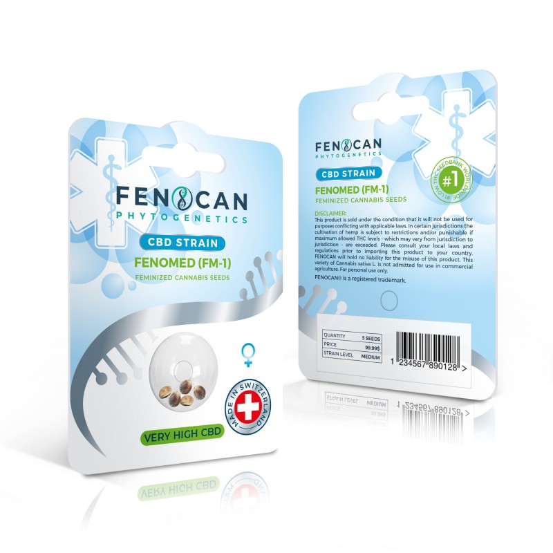 FENOCAN Fenomed CBD Hemp Seeds (3 pcs)