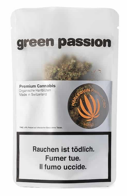 Image of Green Passion CBD Blüten Harlequin (10g)