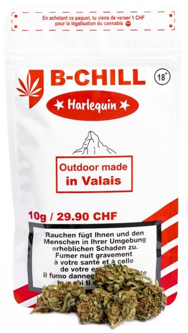 Image of B-Chill CBD Blüten Harlequin (10g) bei CBD-Balance.ch