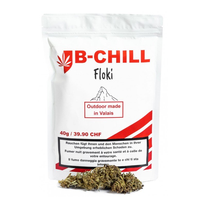B-Chill CBD Blüten Floki (40g)