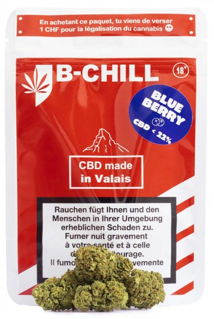Image of B-Chill CBD Blüten Blueberry (7g) bei CBD-Balance.ch