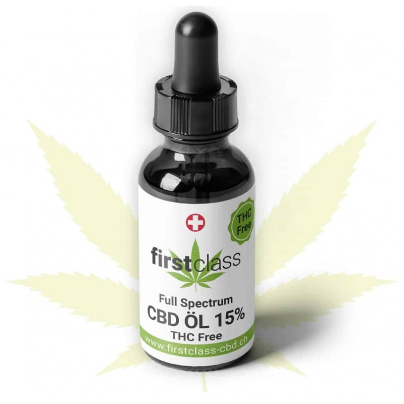 Firstclass CBD Oil 15% without THC (10ml)