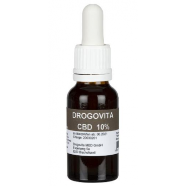 DrogoVita Gouttes d'huile de CBD 10% (20ml) 
