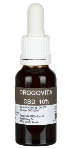 Image of Drogovita CBD Öl Tropfen 10% (20ml)