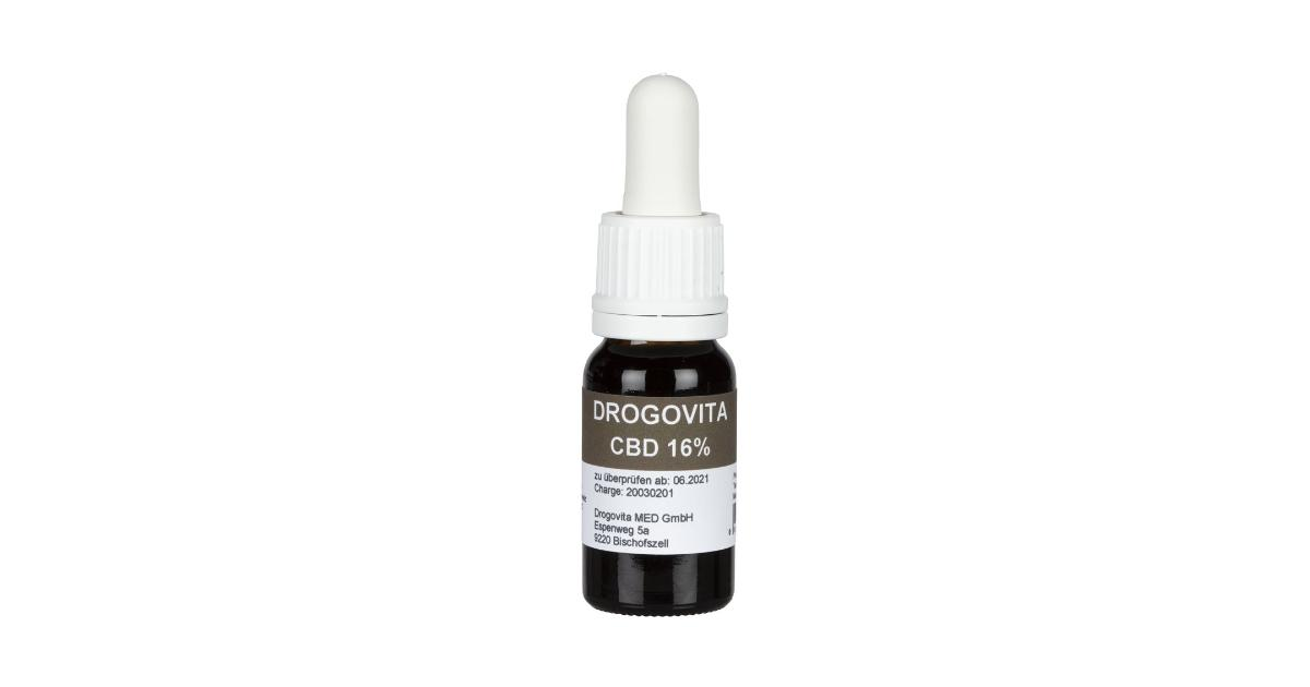 Drogovita CBD Öl Tropfen 16% (10ml)