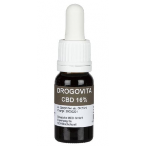 DrogoVita Gouttes d'huile de CBD 16% (10ml) 